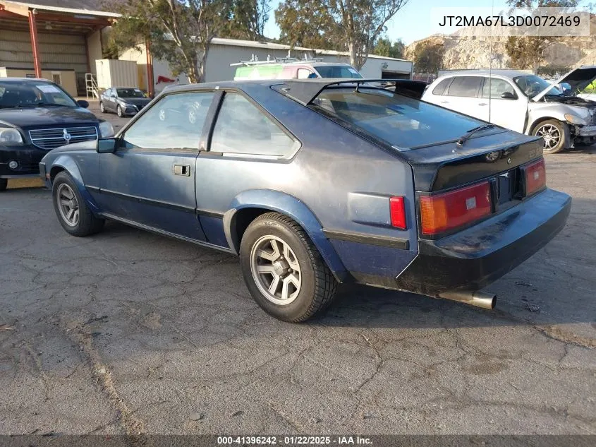 1983 Toyota Supra VIN: JT2MA67L3D0072469 Lot: 41396242