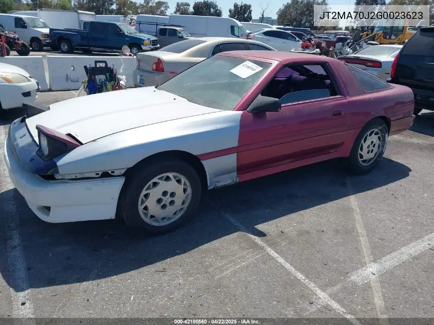 1986 Toyota Supra VIN: JT2MA70J2G0023623 Lot: 42100560