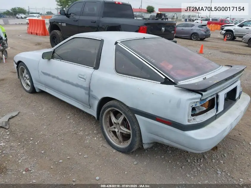1986 Toyota Supra VIN: JT2MA70L5G0017154 Lot: 42638118
