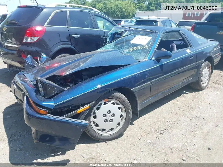 1987 Toyota Supra VIN: JT2MA70L7H0046009 Lot: 42446787