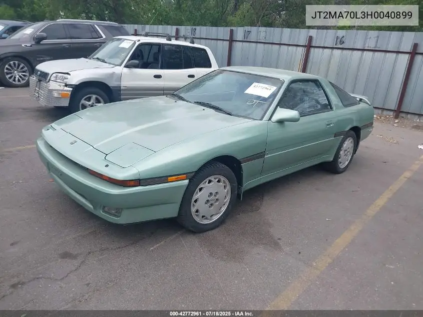1987 Toyota Supra VIN: JT2MA70L3H0040899 Lot: 42772961