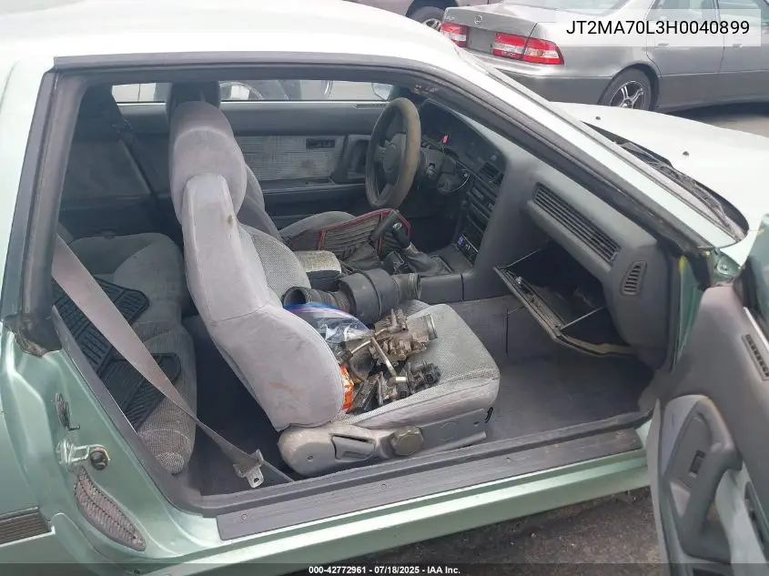 1987 Toyota Supra VIN: JT2MA70L3H0040899 Lot: 42772961