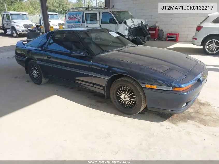 1989 Toyota Supra Sport Roof VIN: JT2MA71J0K0132217 Lot: 42510522