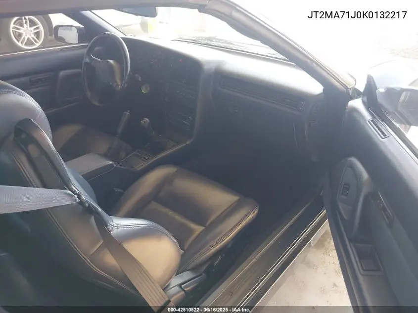 1989 Toyota Supra Sport Roof VIN: JT2MA71J0K0132217 Lot: 42510522