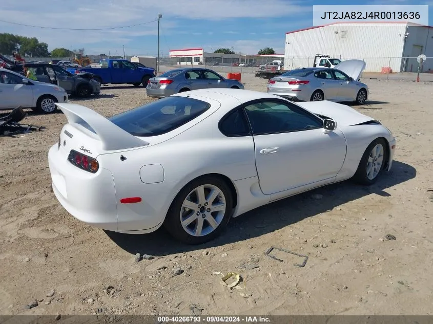 1994 Toyota Supra Sport Roof VIN: JT2JA82J4R0013636 Lot: 40266793