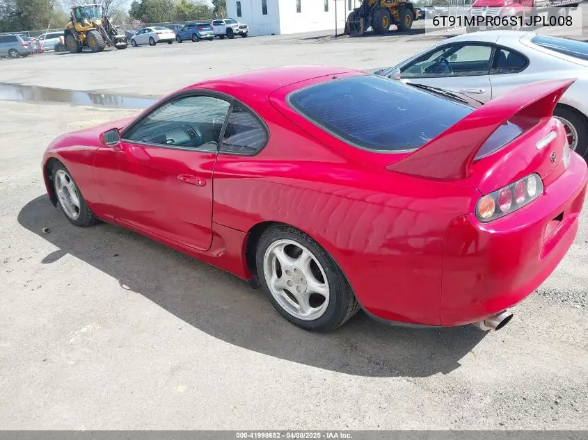 1995 Toyota Supra VIN: 6T91MPR06S1JPL008 Lot: 41998652