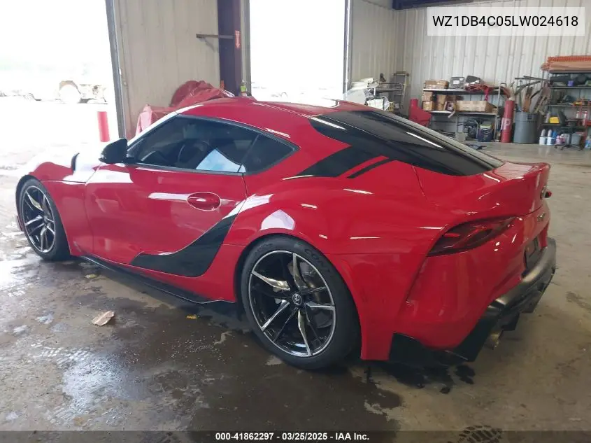 2020 Toyota Gr Supra 3.0 VIN: WZ1DB4C05LW024618 Lot: 41862297