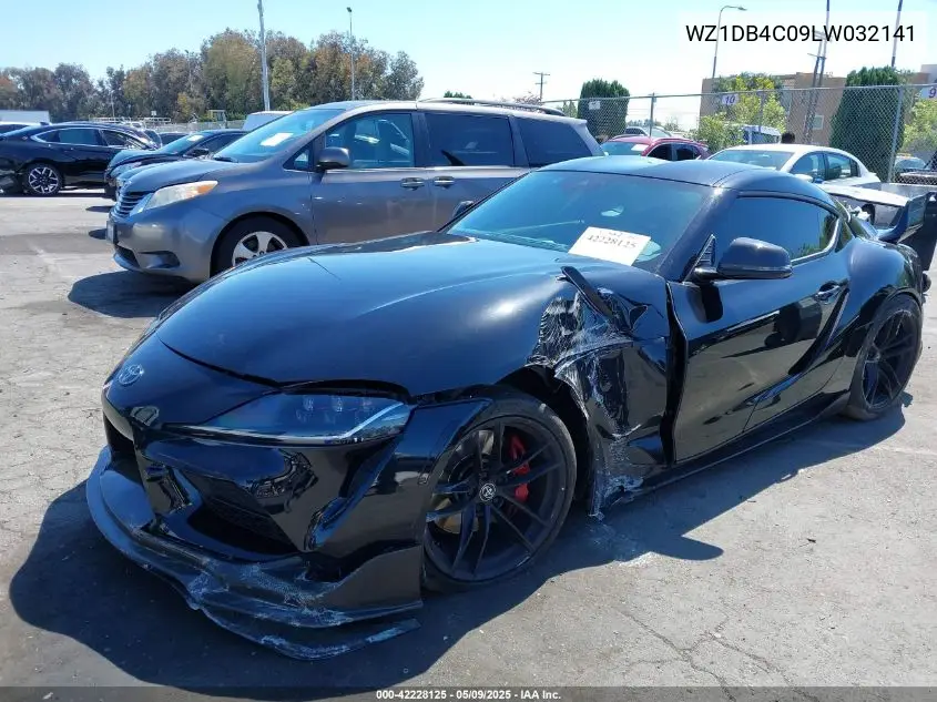 2020 Toyota Gr Supra 3.0 Premium VIN: WZ1DB4C09LW032141 Lot: 42228125