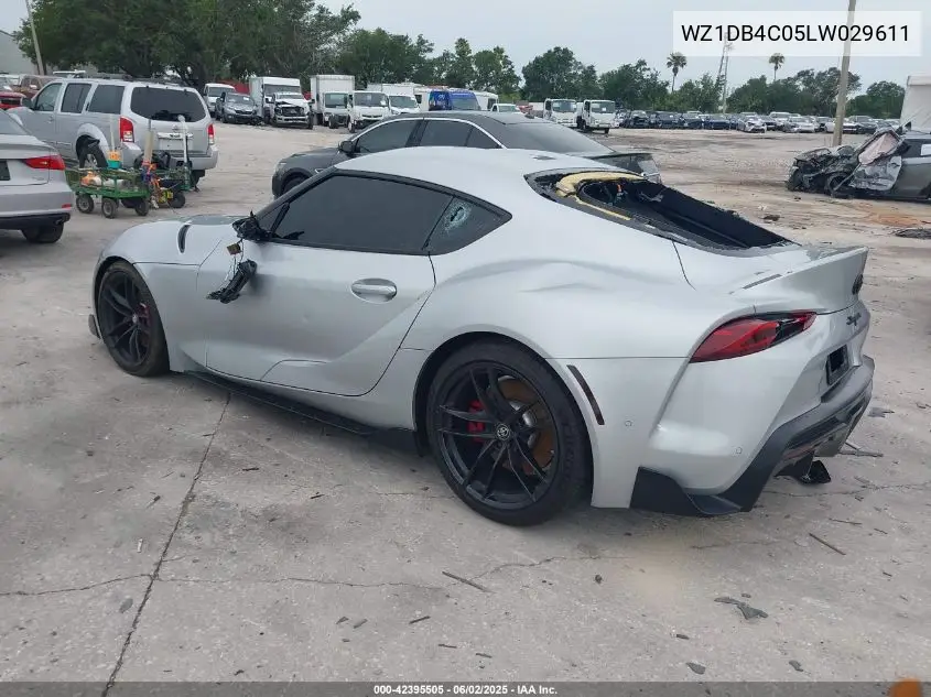 2020 Toyota Gr Supra 3.0 Premium VIN: WZ1DB4C05LW029611 Lot: 42395505