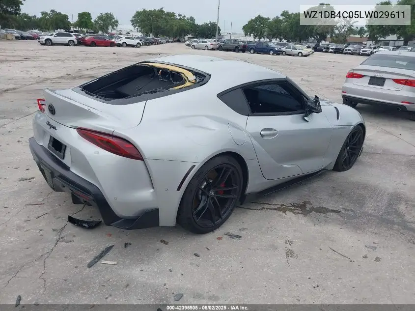 2020 Toyota Gr Supra 3.0 Premium VIN: WZ1DB4C05LW029611 Lot: 42395505