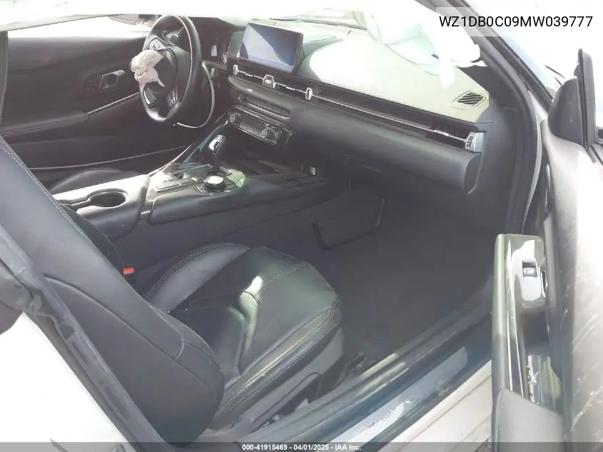 2021 Toyota Gr Supra 3.0 Premium VIN: WZ1DB0C09MW039777 Lot: 41915469