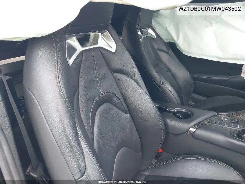 2021 Toyota Gr Supra 3.0 Premium VIN: WZ1DB0C01MW043502 Lot: 41952971