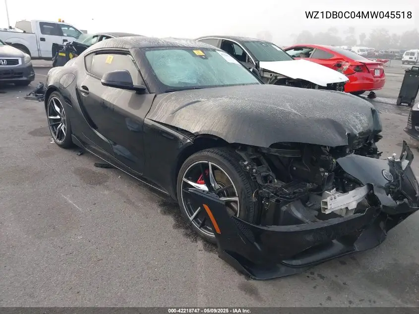 2021 Toyota Gr Supra 3.0 Premium VIN: WZ1DB0C04MW045518 Lot: 42218747