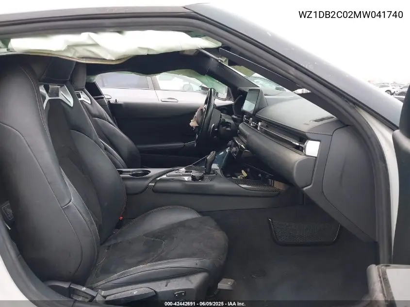 2021 Toyota Gr Supra 2.0 VIN: WZ1DB2C02MW041740 Lot: 42442691