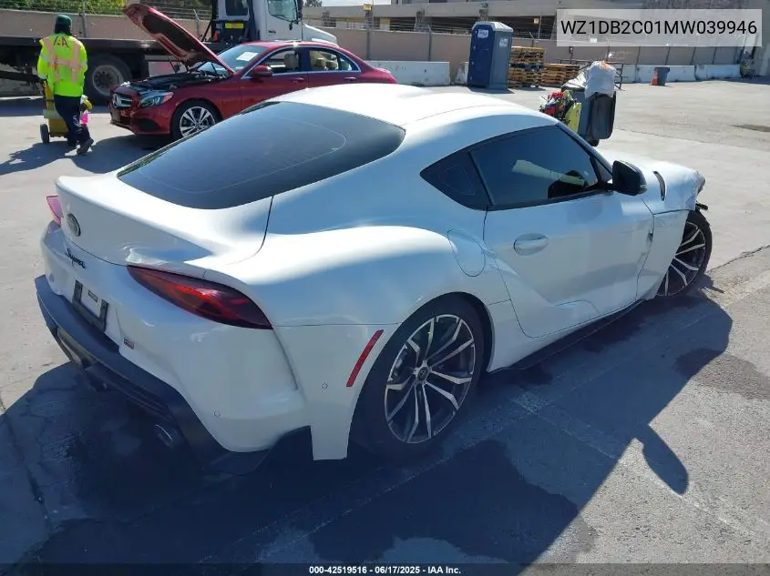2021 Toyota Gr Supra 2.0 VIN: WZ1DB2C01MW039946 Lot: 42519516