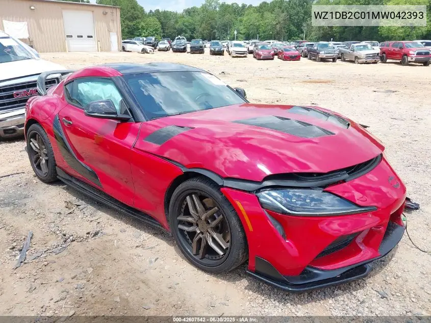 2021 Toyota Gr Supra 2.0 VIN: WZ1DB2C01MW042393 Lot: 42607542