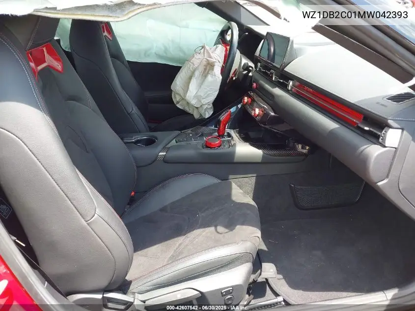 2021 Toyota Gr Supra 2.0 VIN: WZ1DB2C01MW042393 Lot: 42607542