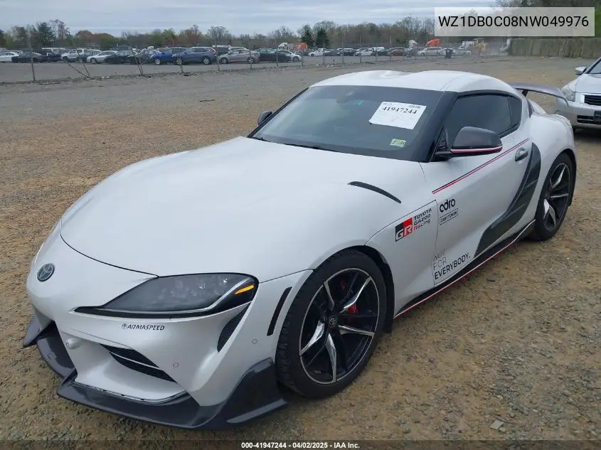 2022 Toyota Gr Supra 3.0 Premium VIN: WZ1DB0C08NW049976 Lot: 41947244