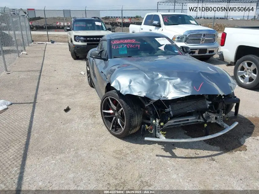 2022 Toyota Gr Supra 3.0 Premium VIN: WZ1DB0C05NW050664 Lot: 42278404