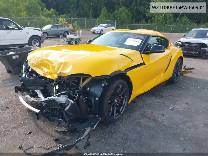 2023 Toyota Gr Supra 3.0 Premium VIN: WZ1DB0G05PW060902 Lot: 42255383