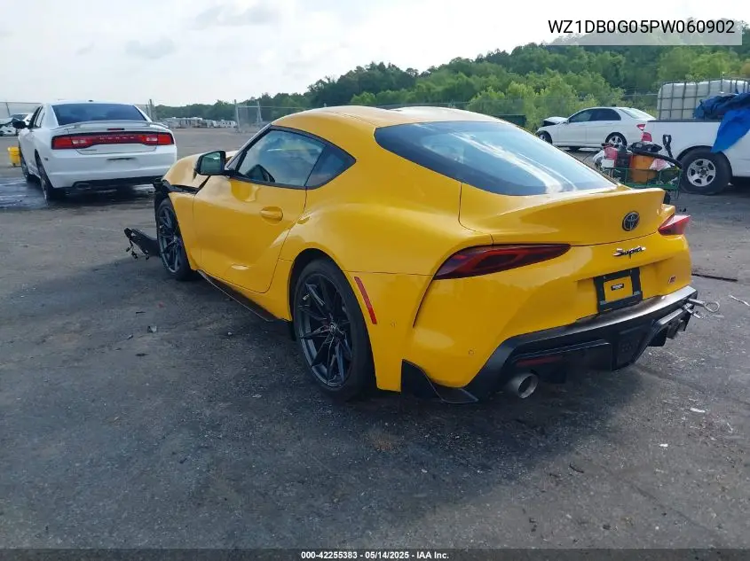 2023 Toyota Gr Supra 3.0 Premium VIN: WZ1DB0G05PW060902 Lot: 42255383