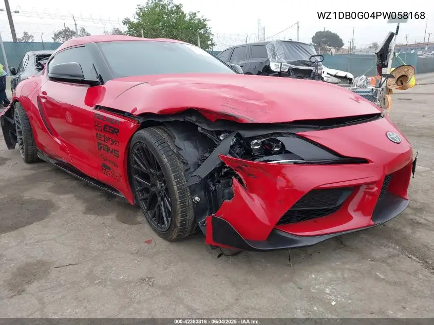 2023 Toyota Gr Supra 3.0 Premium VIN: WZ1DB0G04PW058168 Lot: 42383816