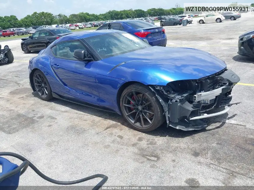 2023 Toyota Gr Supra 3.0 Premium VIN: WZ1DB0G09PW055931 Lot: 42707523