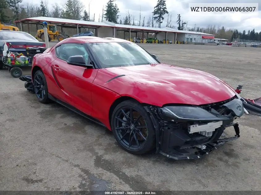 2024 Toyota Gr Supra 3.0 VIN: WZ1DB0G06RW066307 Lot: 41921007