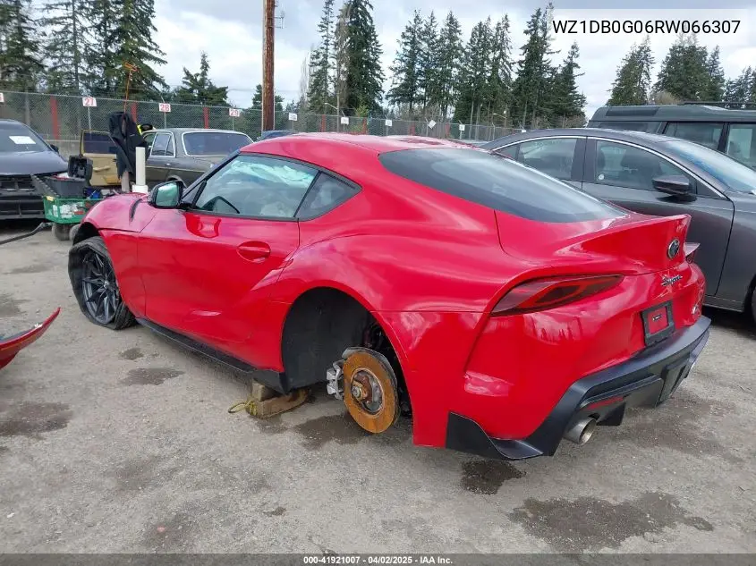 2024 Toyota Gr Supra 3.0 VIN: WZ1DB0G06RW066307 Lot: 41921007