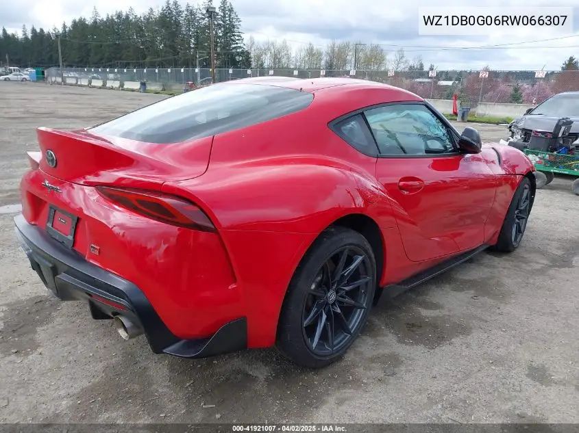 2024 Toyota Gr Supra 3.0 VIN: WZ1DB0G06RW066307 Lot: 41921007