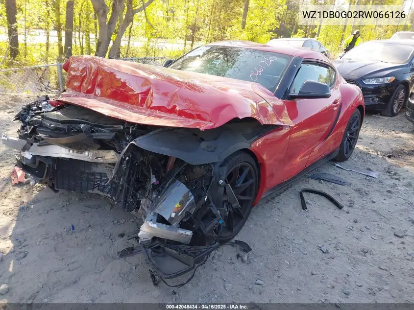 2024 Toyota Gr Supra 3.0 Premium VIN: WZ1DB0G02RW066126 Lot: 42048434