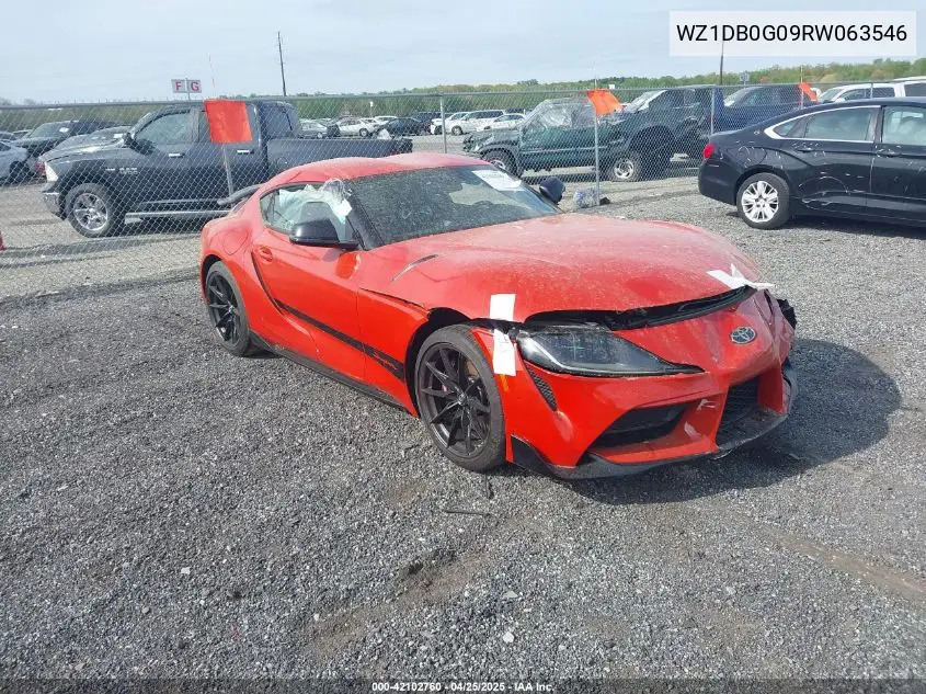 2024 Toyota Gr Supra 45Th Anniversary Edition VIN: WZ1DB0G09RW063546 Lot: 42102760