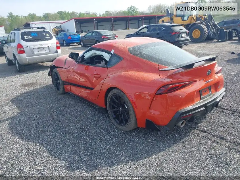 2024 Toyota Gr Supra 45Th Anniversary Edition VIN: WZ1DB0G09RW063546 Lot: 42102760