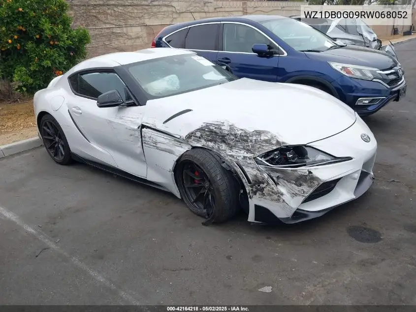 2024 Toyota Gr Supra 3.0 Premium VIN: WZ1DB0G09RW068052 Lot: 42164218