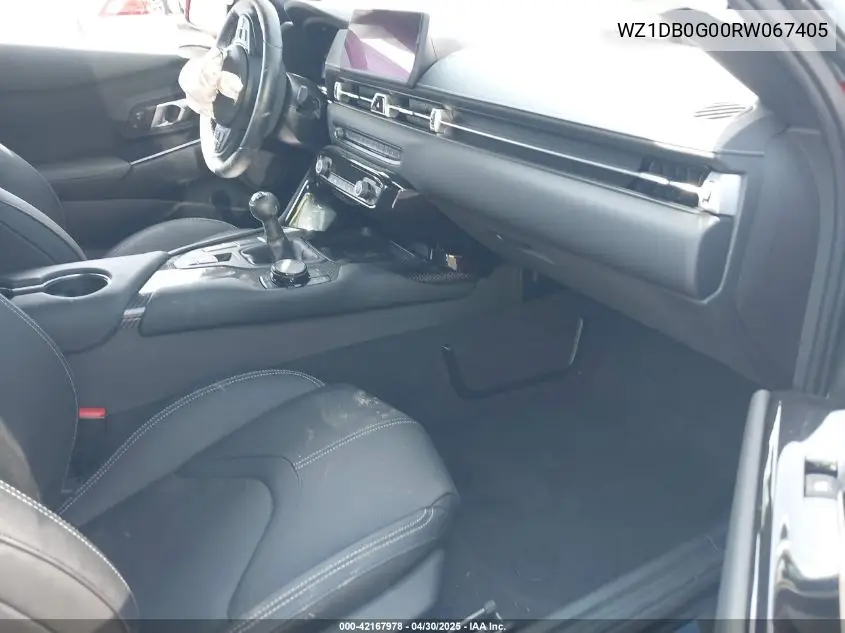 2024 Toyota Gr Supra 3.0 Premium VIN: WZ1DB0G00RW067405 Lot: 42167978