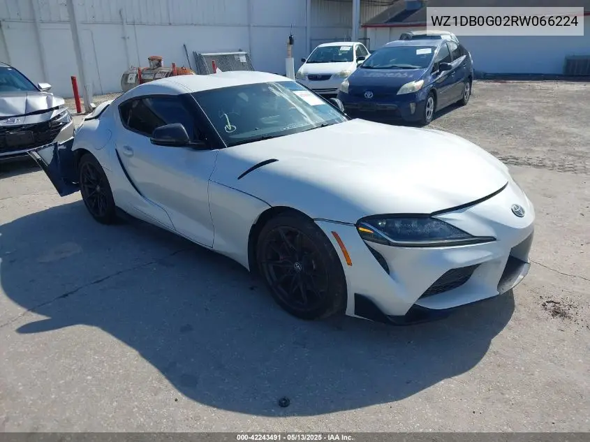 2024 Toyota Gr Supra 3.0 VIN: WZ1DB0G02RW066224 Lot: 42243491
