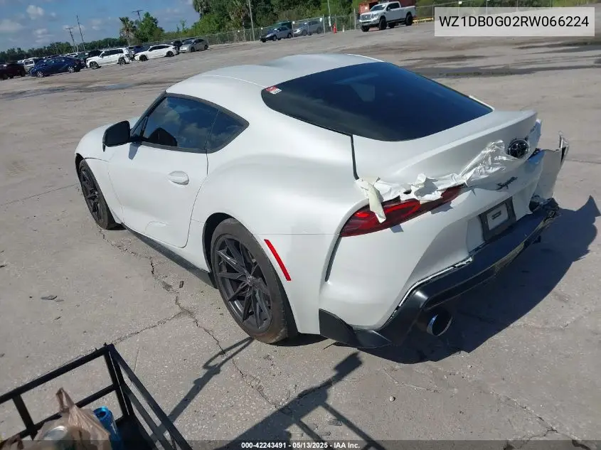 2024 Toyota Gr Supra 3.0 VIN: WZ1DB0G02RW066224 Lot: 42243491