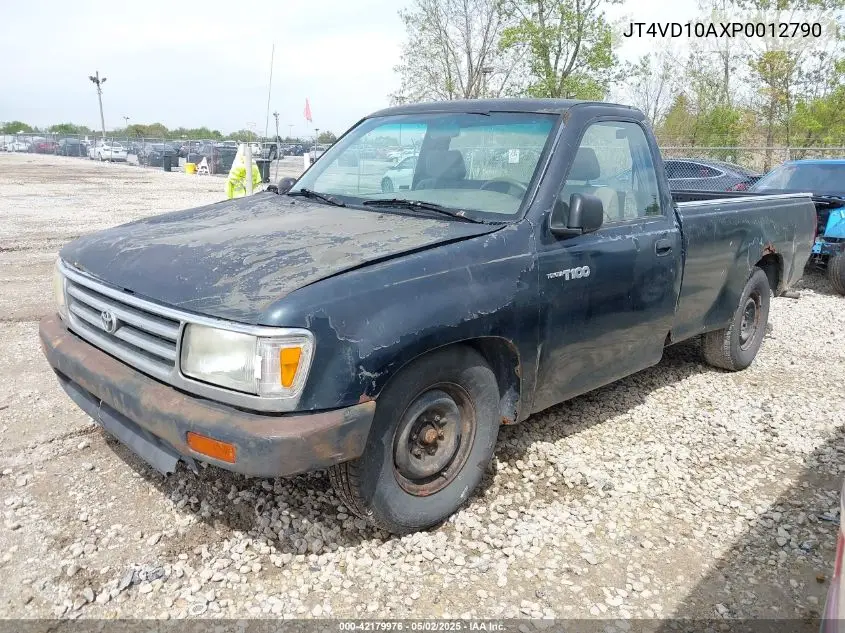 1993 Toyota T100 VIN: JT4VD10AXP0012790 Lot: 42179976