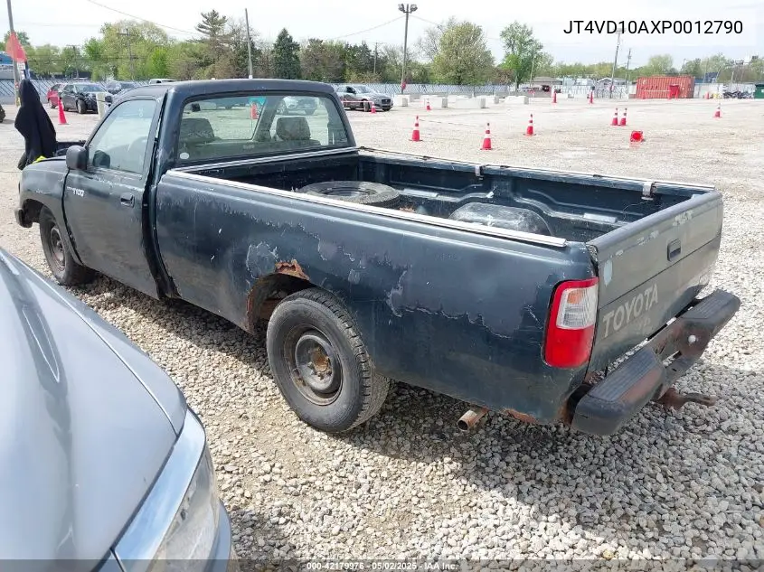 1993 Toyota T100 VIN: JT4VD10AXP0012790 Lot: 42179976