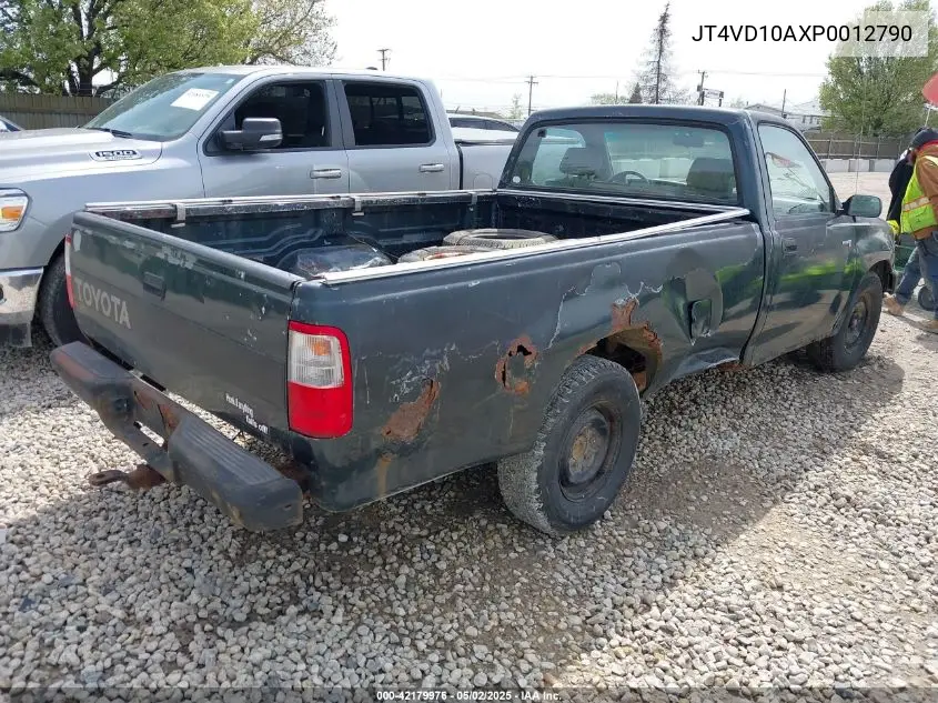 1993 Toyota T100 VIN: JT4VD10AXP0012790 Lot: 42179976