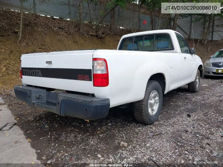 1993 Toyota T100 Sr5 VIN: JT4VD10C2P0008010 Lot: 42521296