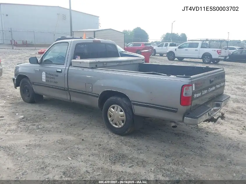 1995 Toyota T100 Dx VIN: JT4VD11E5S0003702 Lot: 42515907