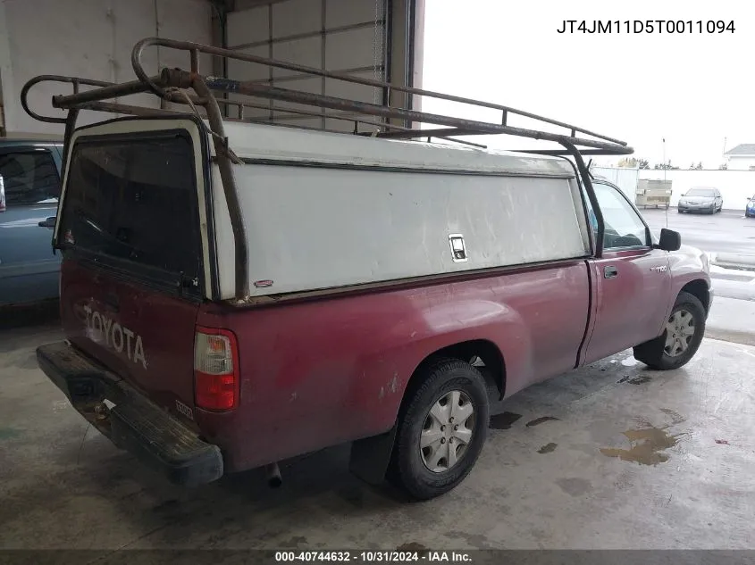 1996 Toyota T100 VIN: JT4JM11D5T0011094 Lot: 40744632