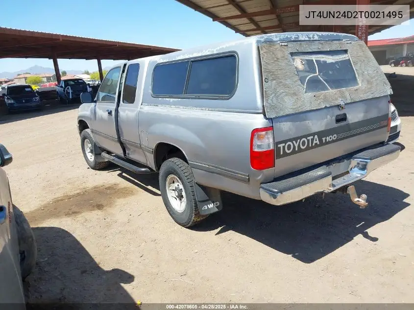 1996 Toyota T100 Xtracab Sr5 VIN: JT4UN24D2T0021495 Lot: 42078605