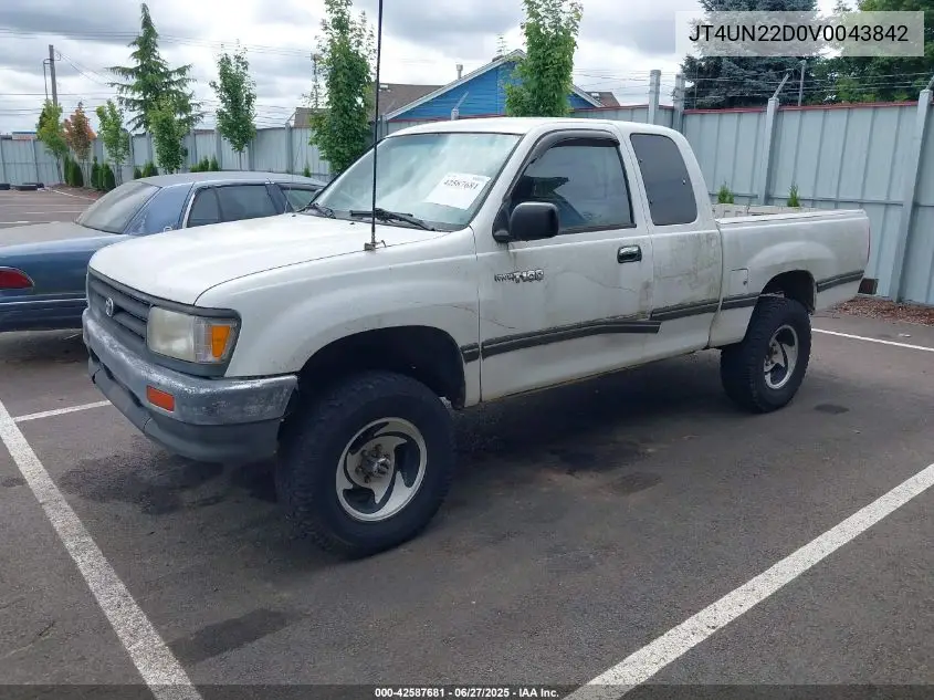 1997 Toyota T100 Dx V6 VIN: JT4UN22D0V0043842 Lot: 42587681