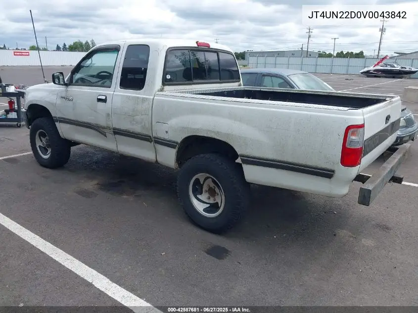 1997 Toyota T100 Dx V6 VIN: JT4UN22D0V0043842 Lot: 42587681