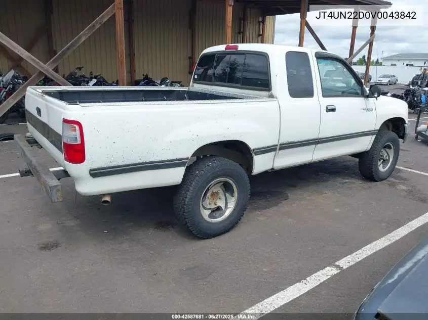 1997 Toyota T100 Dx V6 VIN: JT4UN22D0V0043842 Lot: 42587681