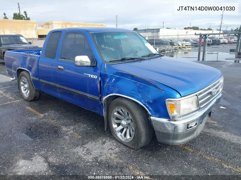 1998 Toyota T100 Sr5 V6 VIN: JT4TN14D0W0041030 Lot: 38576958