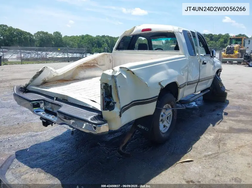 1998 Toyota T100 Sr5 V6 VIN: JT4UN24D2W0056266 Lot: 42450837
