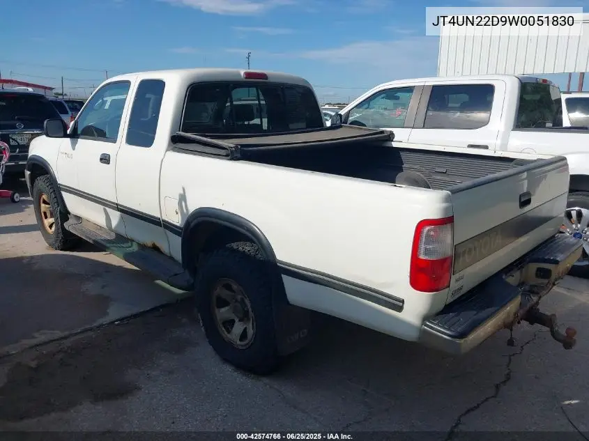 1998 Toyota T100 Dx V6 VIN: JT4UN22D9W0051830 Lot: 42574766
